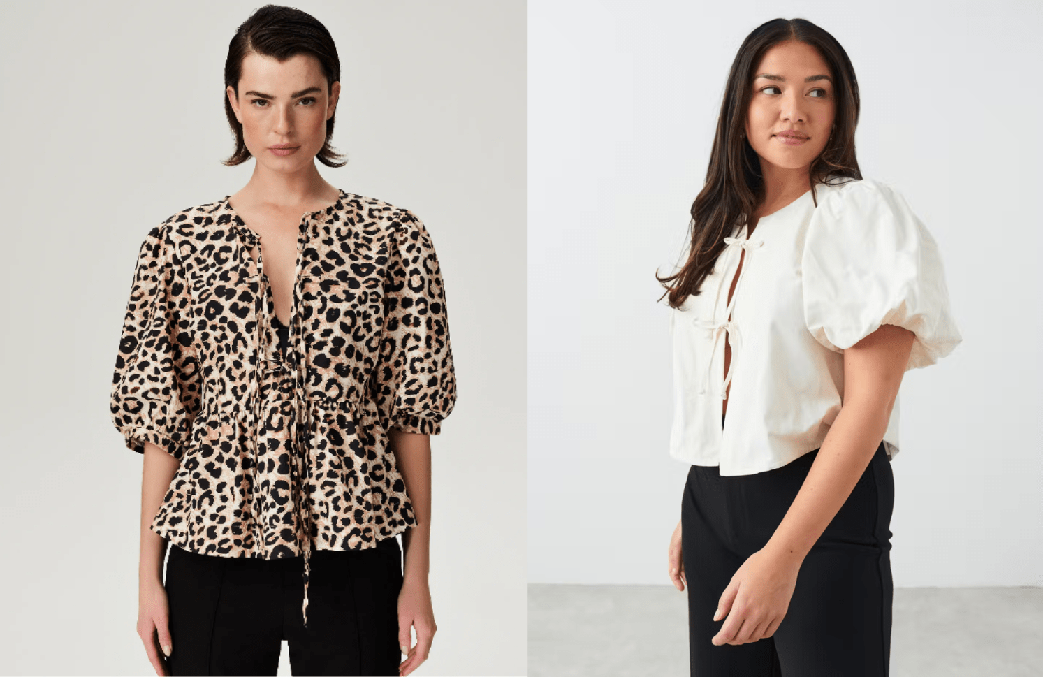 Hier shop je de perfecte betaalbare Ganni blouse dupes