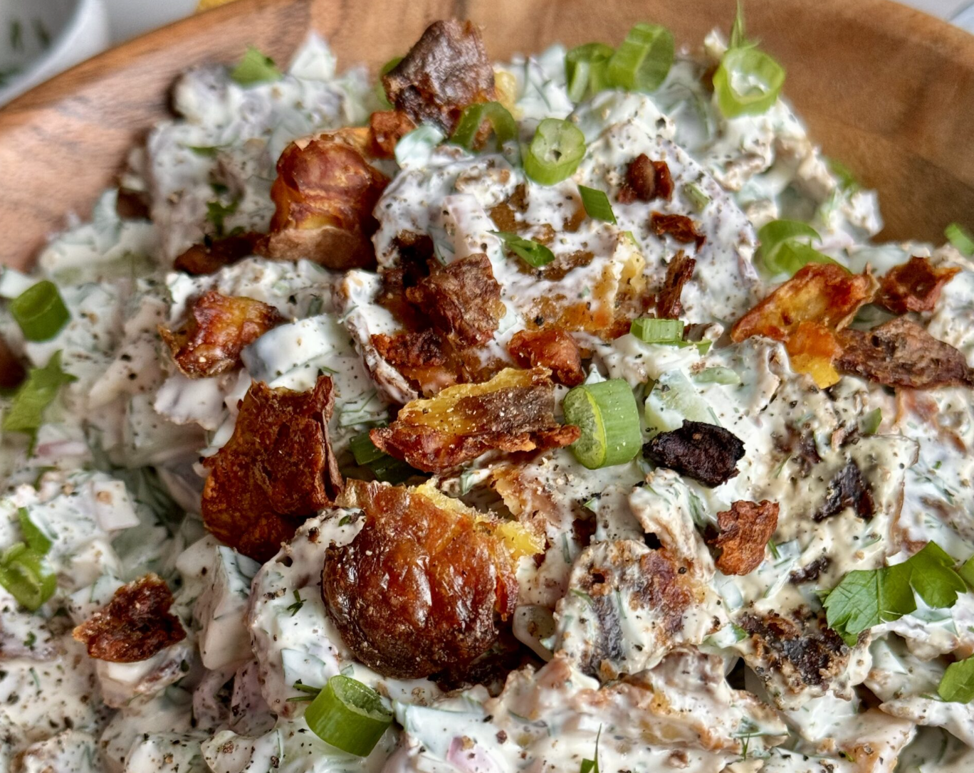 Recept: de viral crispy potato salad van TikTok