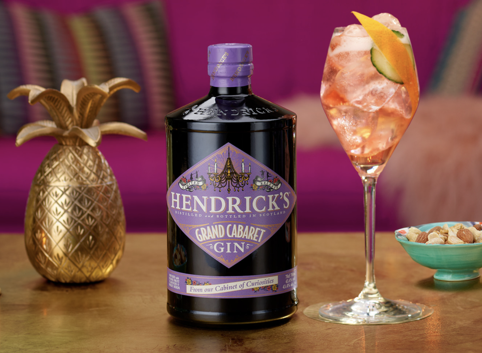 Hendrick’s Gin komt met nieuwe smaak Grand Cabaret