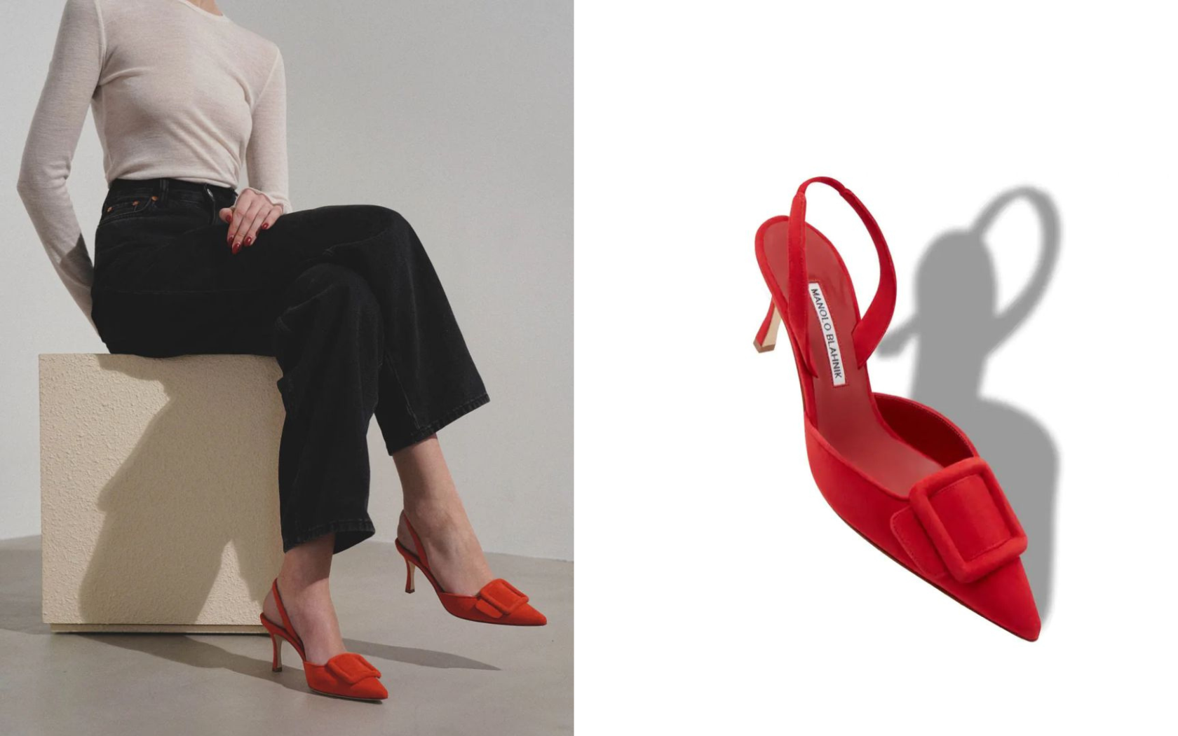 Deze schoenen van H&M zijn de perfecte Manolo Blahnik dupes