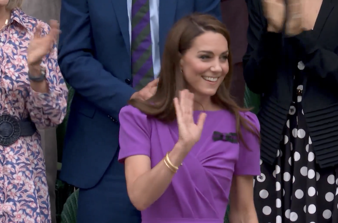 Wil je zien: Kate Middleton krijgt staande ovatie bij Wimbledon