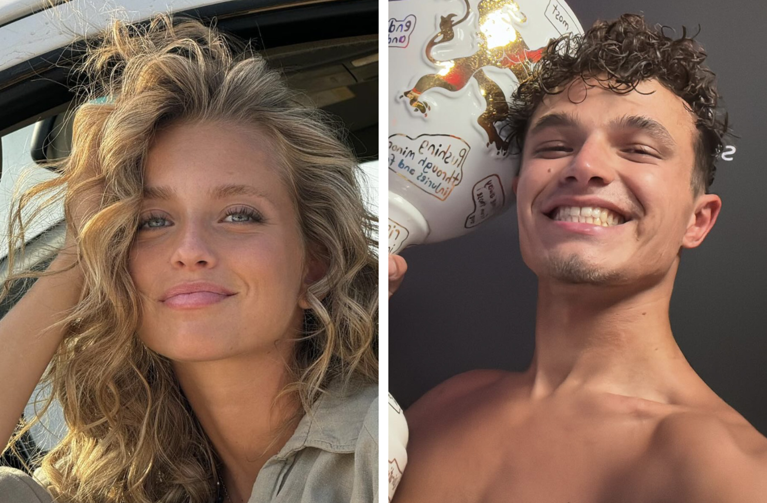 lando norris magui corceiro vriendin