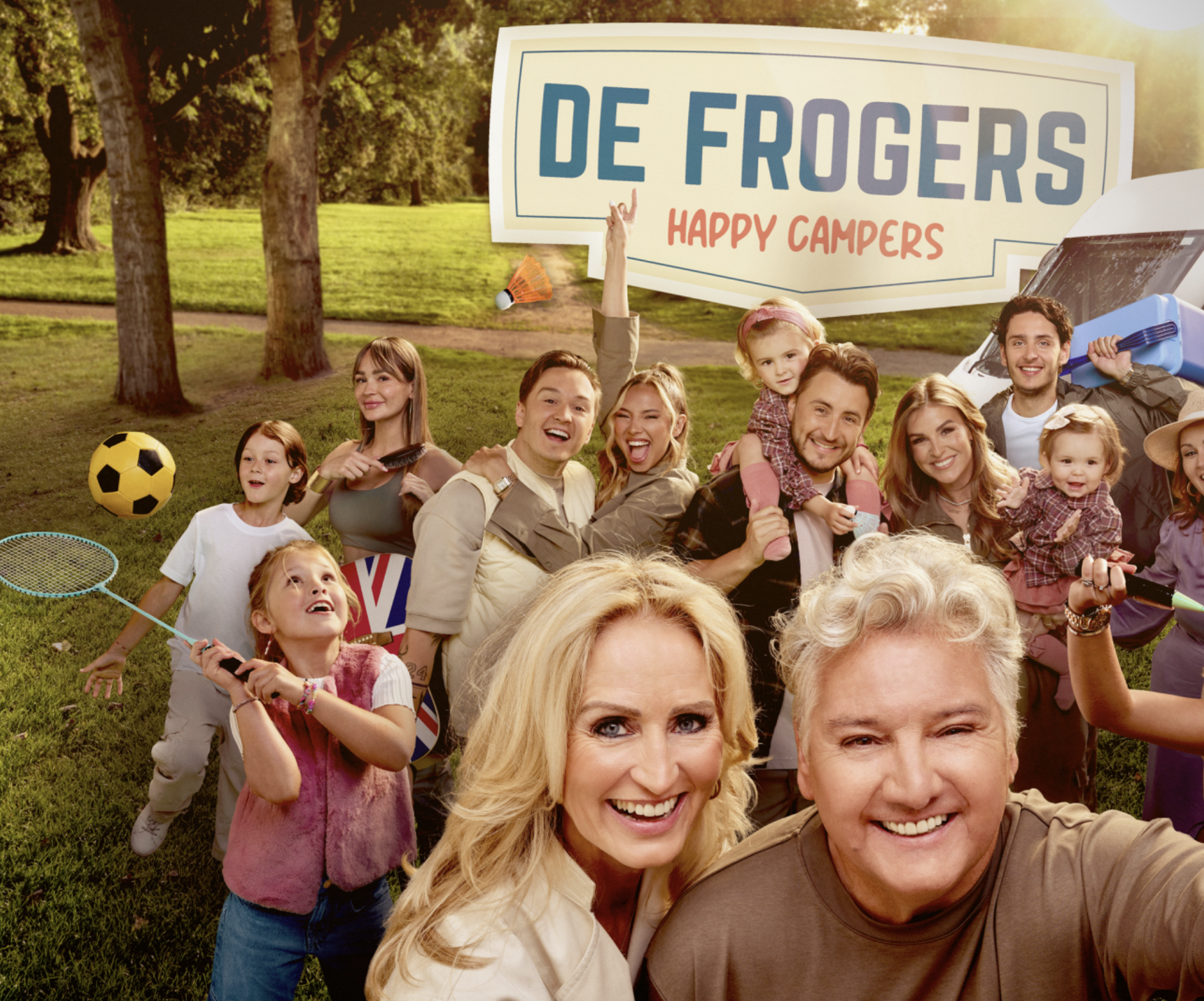 Vanavond begint het tweede seizoen van De Frogers: Happy Campers