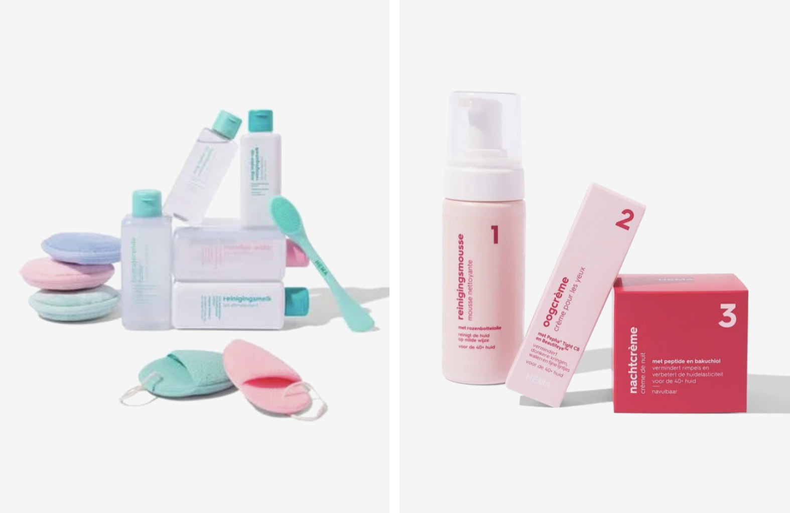 HEMA heeft nieuwe huidverzorgingslijnen, van ‘sweet sixteen’ tot 60+