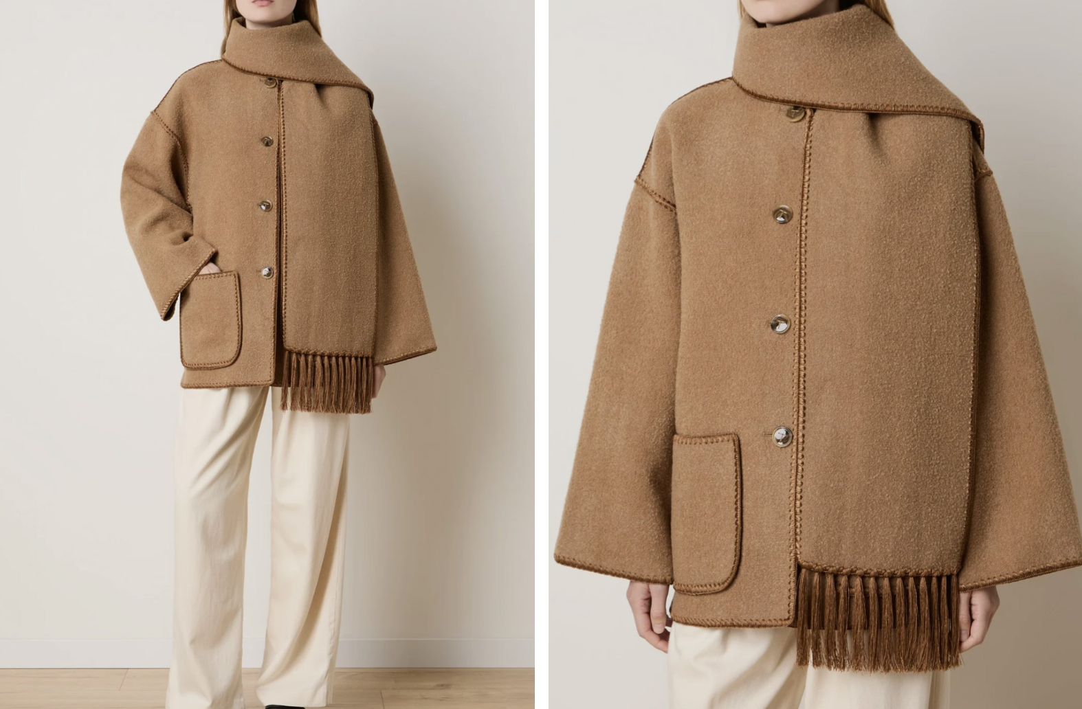 De mooiste dupes van de TOTEME jas