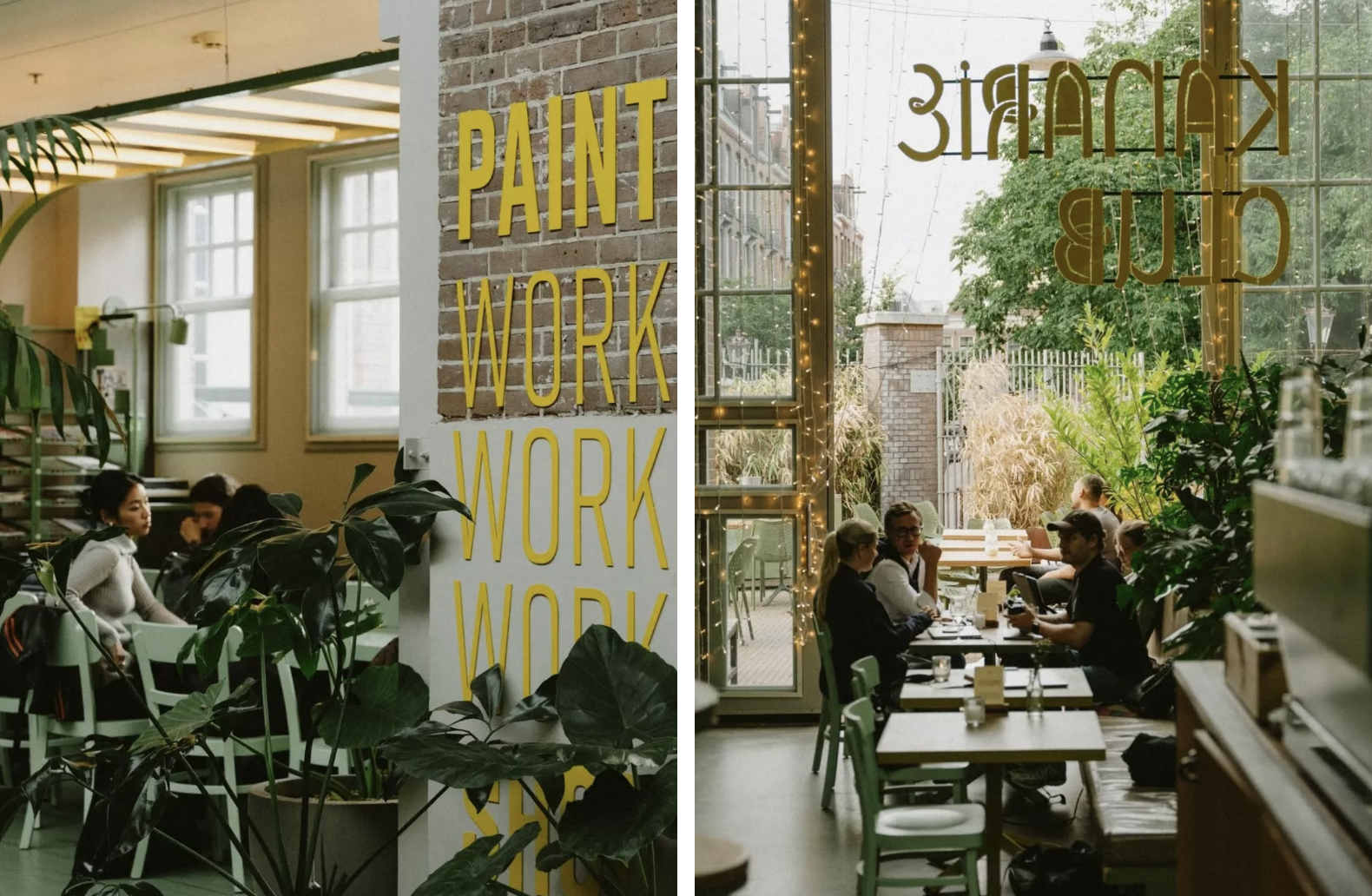 Kanarie Club Amsterdam: Dé plek om te flexwerken of te dineren