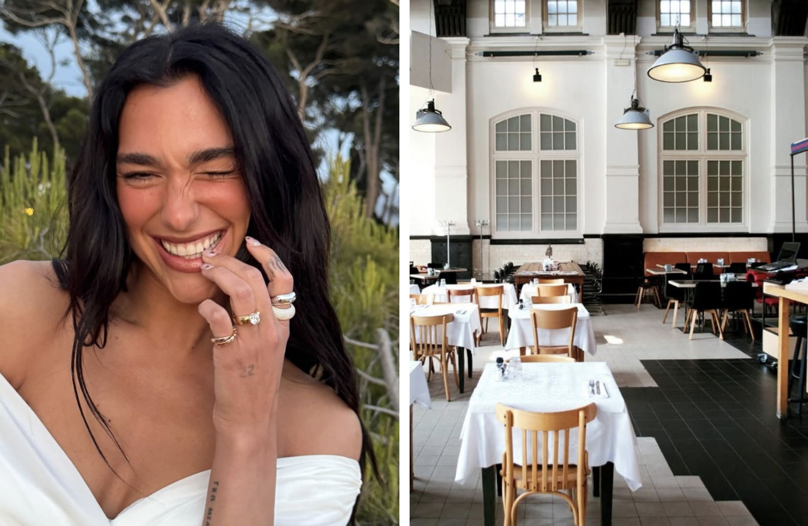 In dit restaurant in Amsterdam is Dua Lipa gespot