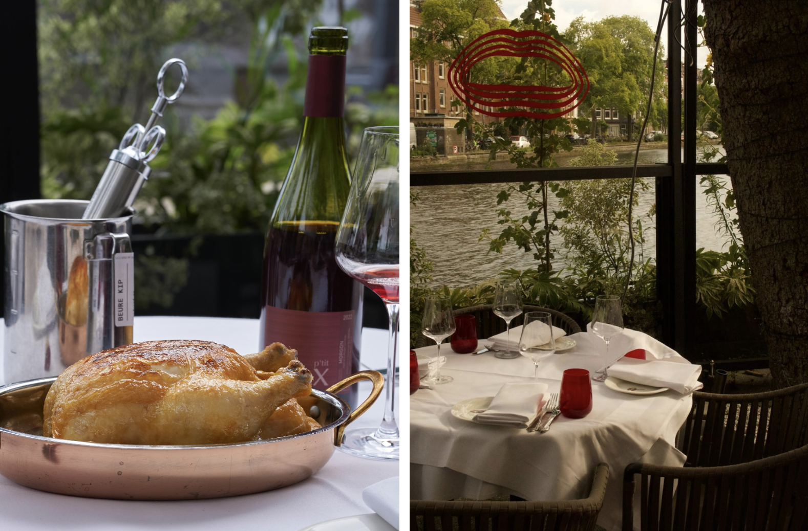 Bisous neemt de hele maand augustus het terras in Amsterdam van Daalder over
