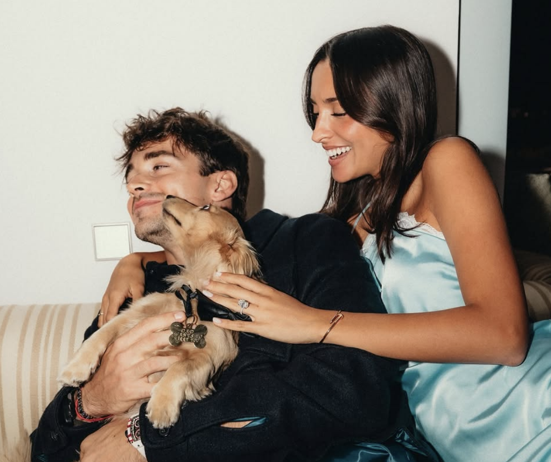 charles leclerc alexandra saint mleux verloofd ring